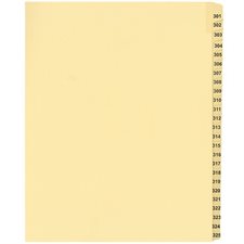 Offix® Sequential Numerical Litigation Index Dividers
