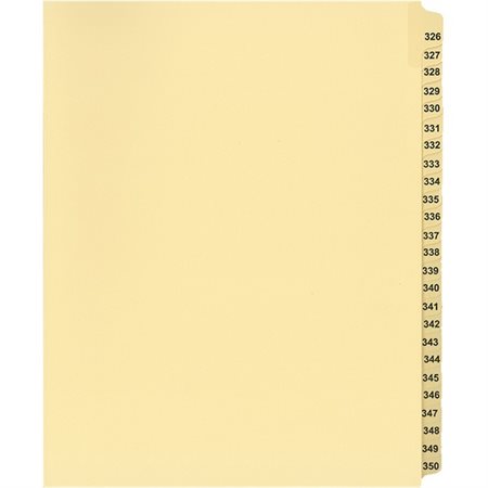 Offix® Sequential Numerical Litigation Index Dividers