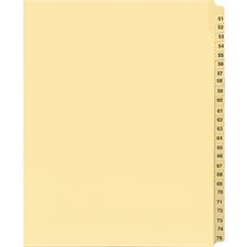 Offix® Sequential Numerical Litigation Index Dividers