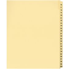 Offix® Sequential Numerical Litigation Index Dividers