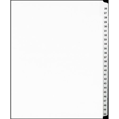 Offix® Numerical Litigation Index Dividers