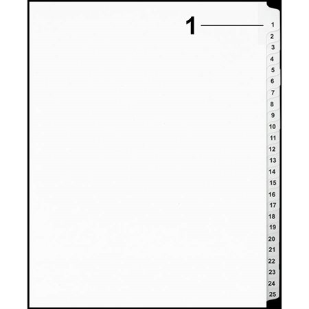 Offix® Numerical Litigation Index Dividers