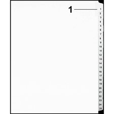 Offix® Numerical Litigation Index Dividers