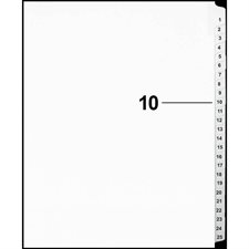 Offix® Numerical Litigation Index Dividers