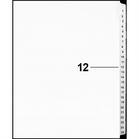Offix® Numerical Litigation Index Dividers