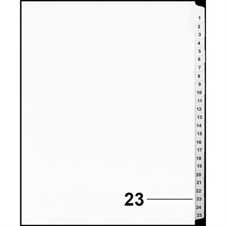 Offix® Numerical Litigation Index Dividers
