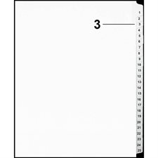 Offix® Numerical Litigation Index Dividers