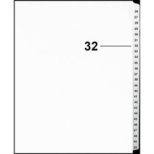 Offix® Numerical Litigation Index Dividers