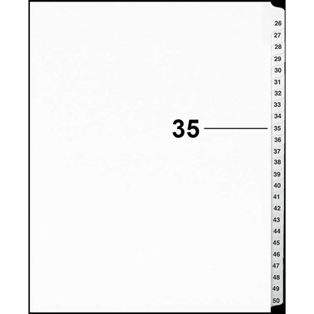 Offix® Numerical Litigation Index Dividers