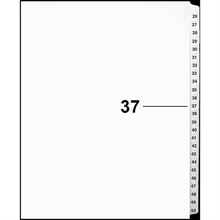 Offix® Numerical Litigation Index Dividers