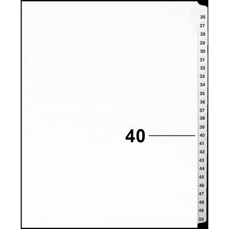 Offix® Numerical Litigation Index Dividers