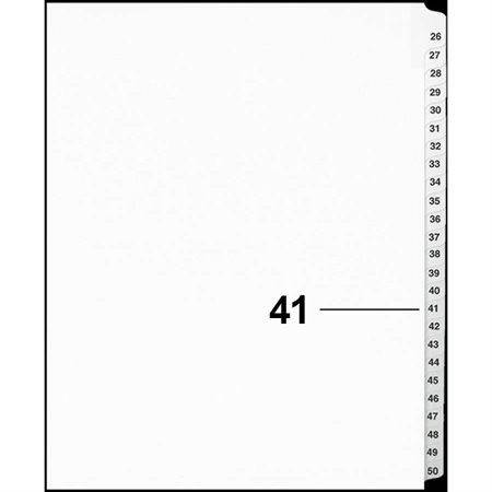 Offix® Numerical Litigation Index Dividers