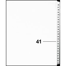 Offix® Numerical Litigation Index Dividers
