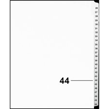Offix® Numerical Litigation Index Dividers