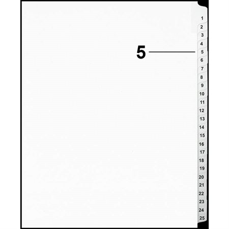 Offix® Numerical Litigation Index Dividers