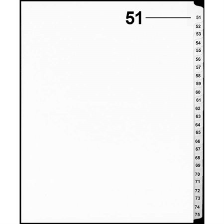 Offix® Numerical Litigation Index Dividers