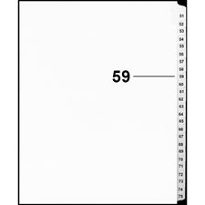 Offix® Numerical Litigation Index Dividers
