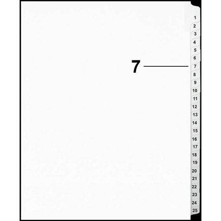 Offix® Numerical Litigation Index Dividers