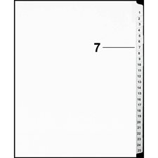 Offix® Numerical Litigation Index Dividers