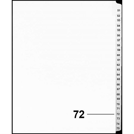 Offix® Numerical Litigation Index Dividers