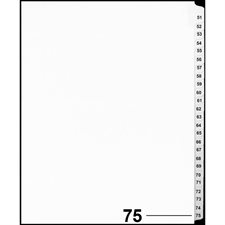 Offix® Numerical Litigation Index Dividers