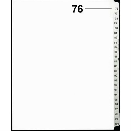 Offix® Numerical Litigation Index Dividers