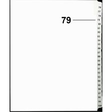 Offix® Numerical Litigation Index Dividers