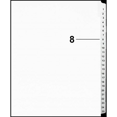 Offix® Numerical Litigation Index Dividers