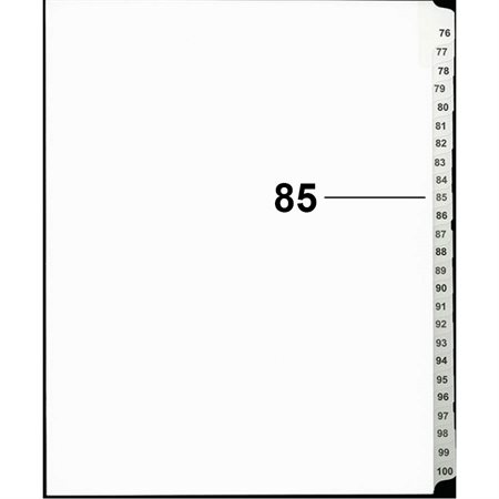Offix® Numerical Litigation Index Dividers