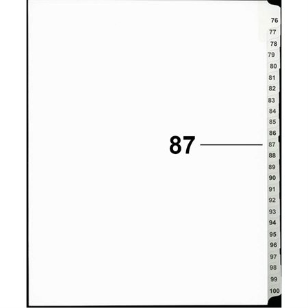 Offix® Numerical Litigation Index Dividers