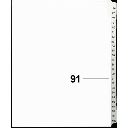 Offix® Numerical Litigation Index Dividers