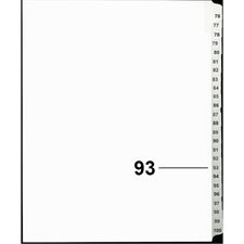 Offix® Numerical Litigation Index Dividers