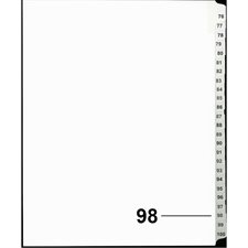 Offix® Numerical Litigation Index Dividers