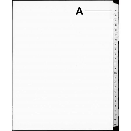 Offix® Alphabetical Litigation Index Dividers