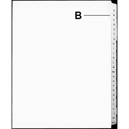 Offix® Alphabetical Litigation Index Dividers