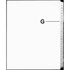 Offix® Alphabetical Litigation Index Dividers