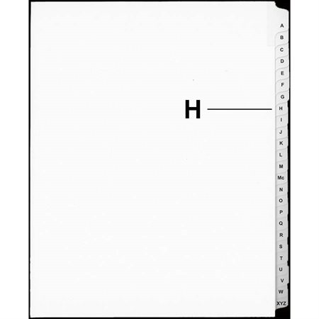 Offix® Alphabetical Litigation Index Dividers