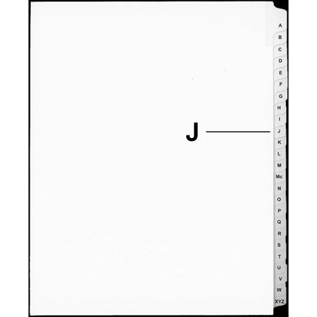 Offix® Alphabetical Litigation Index Dividers