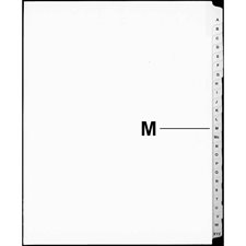 Offix® Alphabetical Litigation Index Dividers