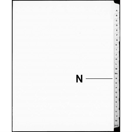 Offix® Alphabetical Litigation Index Dividers