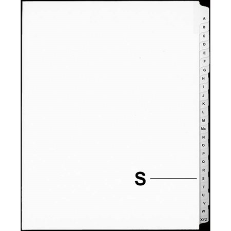 Offix® Alphabetical Litigation Index Dividers