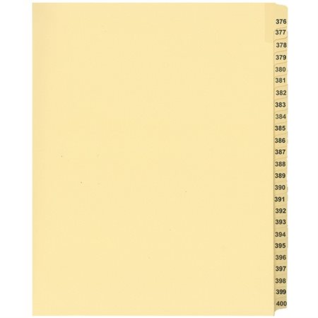 Offix® Sequential Numerical Litigation Index Dividers
