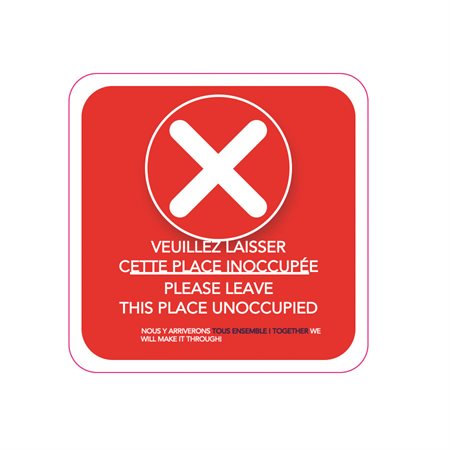Unoccupied Place Stickers