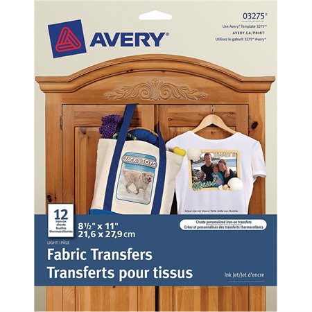 Transferts pour t-shirts blancs