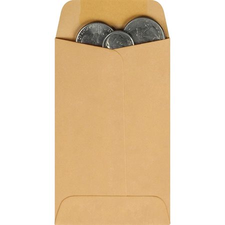 Enveloppe pour pièces de monnaie