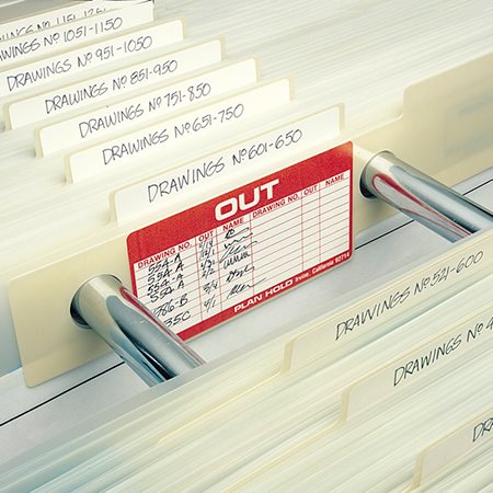 Index / Out Guides for Masterfile2 Storage Unit