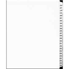 Offix® Numerical Litigation Index Dividers