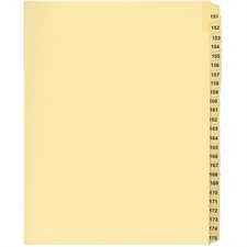 Offix® Sequential Numerical Litigation Index Dividers