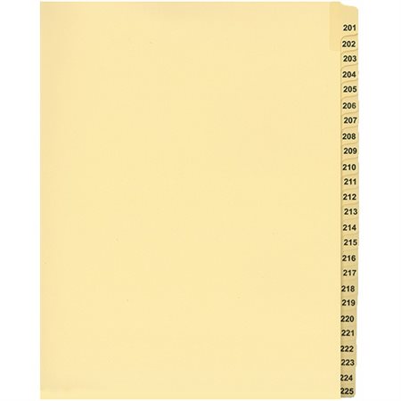 Offix® Sequential Numerical Litigation Index Dividers