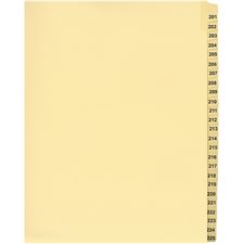 Offix® Sequential Numerical Litigation Index Dividers